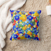 フラワーシャワー クッション (ブランケット)