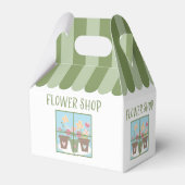 フラワーショップのガーデンパーティー フェイバーボックス (裏面サイド)