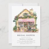 フラワーショップブライダルシャワー 招待状 (正面)