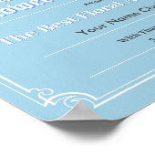 フラワーショー証明書ポスター ポスター (角)