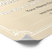 フラワーショー証明書ポスター ポスター (角)