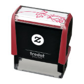 フラワーシルエット セルフインキングスタンプ (商品)