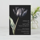 フラワーシンプルエレガントモダンブ結婚ラック 招待状 (スタンド正面)