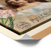 フラワーシーズヴィンテージコラージュ ポスター (角)