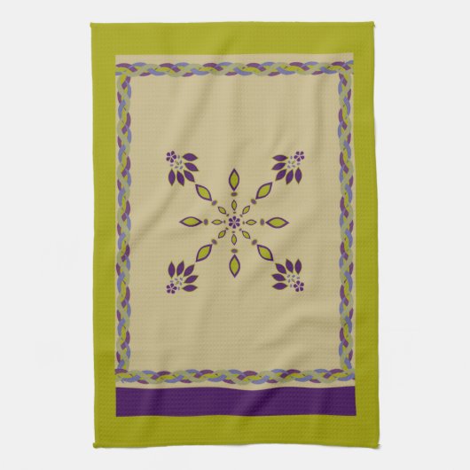 フラワージュエリーダングルツイストロープキッチンタオル キッチンタオル (縦)