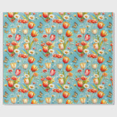 フラワースカイガーデン ラッピングペーパー (フラット)