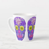 フラワースカル5 カフェラテマグ (左アングル)