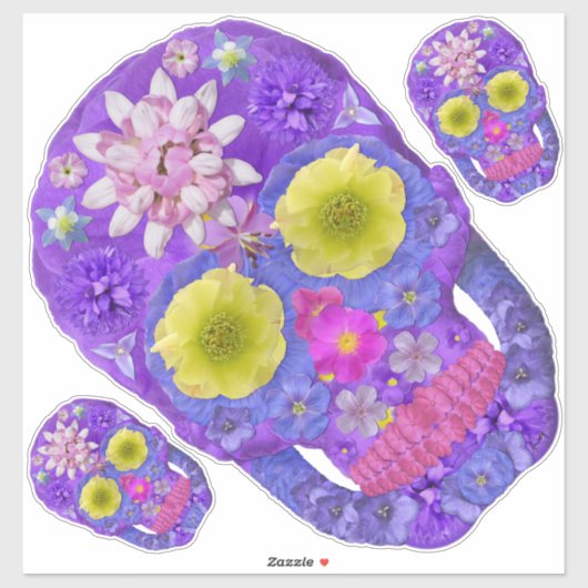 フラワースカル5 シール (シート)