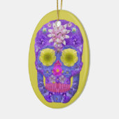 フラワースカル5 セラミックオーナメント (左)