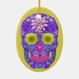 フラワースカル5 セラミックオーナメント