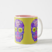 フラワースカル5 ツートーンマグカップ (正面右)