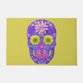 フラワースカル5 ドアマット