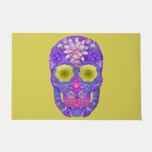 フラワースカル5 ドアマット (正面)
