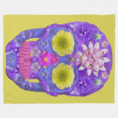 フラワースカル5 フリースブランケット (正面(横))