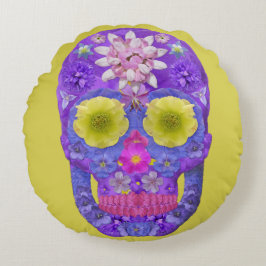 フラワースカル5 ラウンドクッション