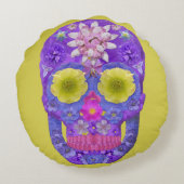 フラワースカル5 ラウンドクッション (裏面)