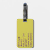 フラワースカル5 ラゲッジタグ (裏面縦)