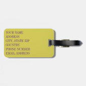 フラワースカル5 ラゲッジタグ (裏面横)