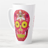 フラワースカル6 カフェラテマグ (左アングル)