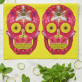 フラワースカル6 キッチンタオル (折り畳み)