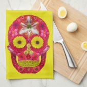 フラワースカル6 キッチンタオル (四つ折り)