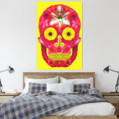 フラワースカル6 キャンバスプリント (インサイチュ (寝室))