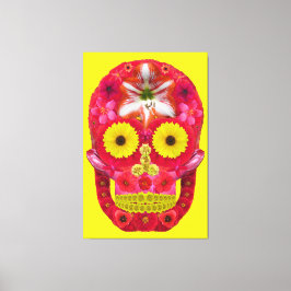 フラワースカル6 キャンバスプリント