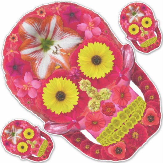 フラワースカル6 シール (正面)