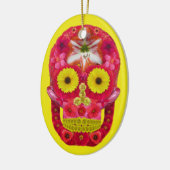 フラワースカル6 セラミックオーナメント (左)