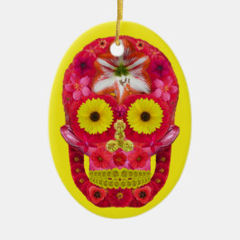 フラワースカル6 セラミックオーナメント