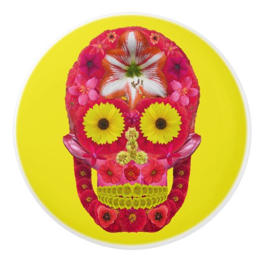 フラワースカル6 セラミックノブ (正面)