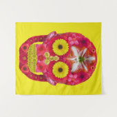 フラワースカル6 タペストリー (正面(横))