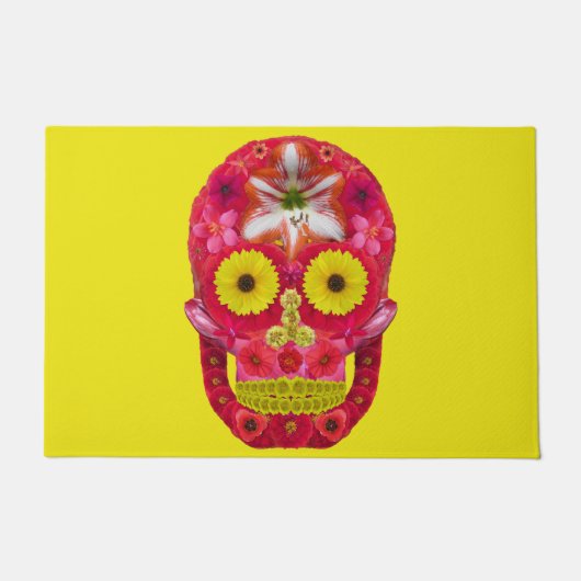 フラワースカル6 ドアマット (正面)