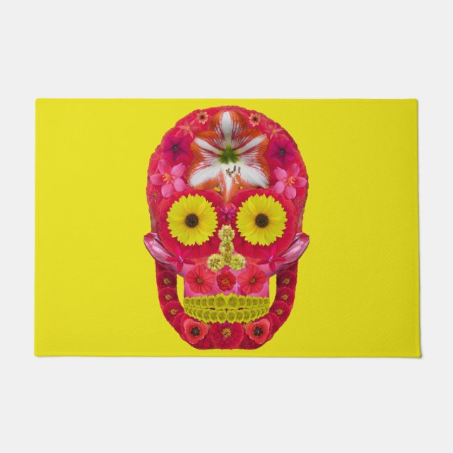 フラワースカル6 ドアマット (正面)