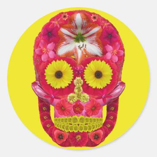 フラワースカル6 ラウンドシール (正面)