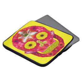 フラワースカル6 ラップトップスリーブ