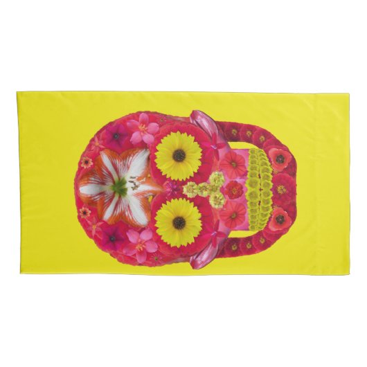 フラワースカル6 枕カバー (裏面-右)