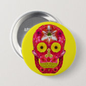 フラワースカル6 缶バッジ (正面&裏面)