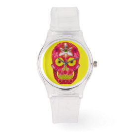 フラワースカル6 腕時計