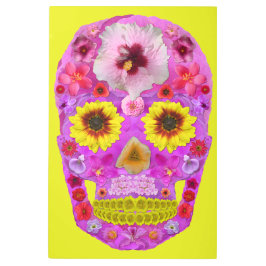 フラワースカル7 メタルプリント