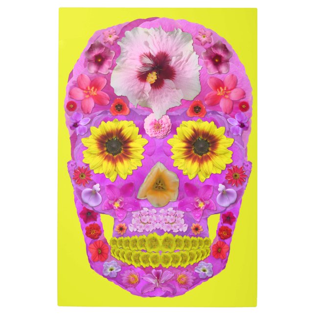 フラワースカル7 メタルプリント (正面)