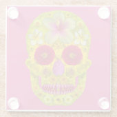 フラワースカル8 ガラスコースター (裏面)