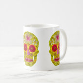 フラワースカル8 コーヒーマグカップ (正面右)