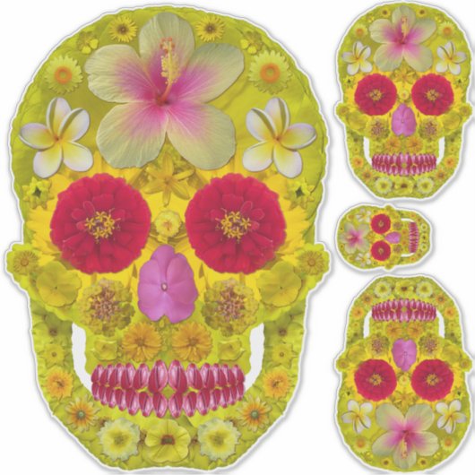 フラワースカル8 シール (正面)