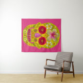 フラワースカル8 タペストリー (インサイチュ(横))