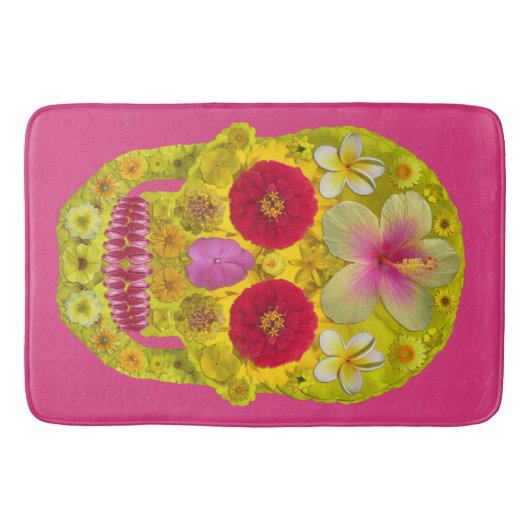 フラワースカル8 バスマット (正面)