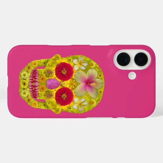 フラワースカル8 Case-Mate iPhoneケース (裏面 (横))