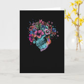 フラワースカル カード (黄色い花)