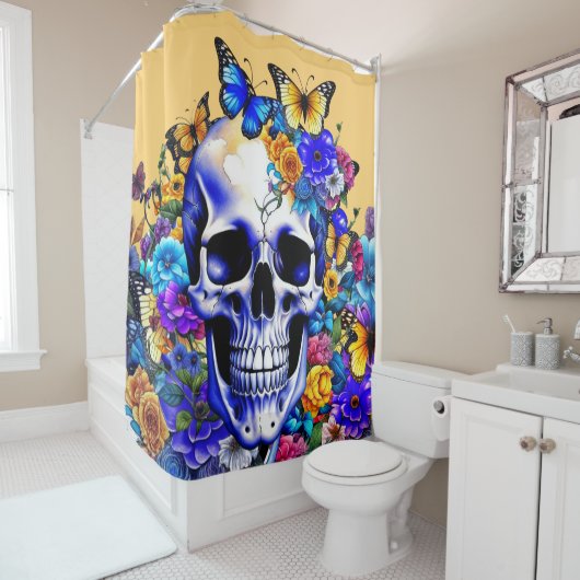 フラワースカル シャワーカーテン (インサイチュ)