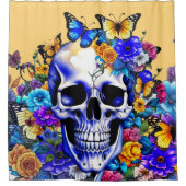 フラワースカル シャワーカーテン (正面)